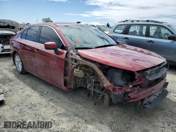 2017 Subaru Legacy Premium with VIN 4S3BNAC66H3029528, listed as a Copart auction lot 46098913 with 112,862 mi miles. Bid and sale history available at carsss.com. Image 4.
