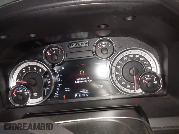 2017 Ram 2500 Laramie with VIN 3C6UR5FL1HG726325, listed as a IAAI auction lot 42315570 with 104,038 mi miles and . Bid and sale history available at DreamBid. Image 7.