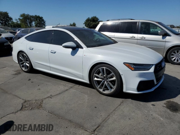 2020 Audi A7 Premium Plus with VIN WAUU2AF2XLN003678, listed as a Copart auction lot 67271893 with 33,856 mi miles and . Bid and sale history available at DreamBid. Image 4.
