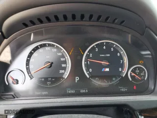 2016 BMW X5 M with VIN 5YMKT6C50G0R78980, listed as a Copart auction lot 45171984 with 74,593 mi miles. Bid and sale history available at carsss.com. Image 9.