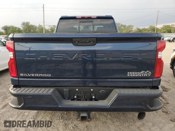 2022 Chevrolet Silverado 3500HD High Country with VIN 1GC4YVEY9NF324803, listed as a Copart auction lot 72029354 with 52,090 mi miles and Salvage Title. Bid and sale history available at carsss.com. Image 6.