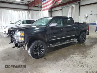 2015 Chevrolet Silverado 1500 LTZ with VIN 3GCUKSEC3FG265042, listed as a Copart auction lot 50980495 with 132,734 mi miles and Salvage Title. Bid and sale history available at carsss.com. Image 1.