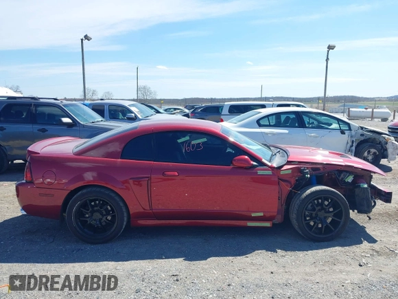 2003 Ford Mustang SVT Cobra with VIN 1FAFP48Y73F416335, listed as a IAAI auction lot 41861603 with 47,111 mi miles. Bid and sale history available at carsss.com. Image 13.