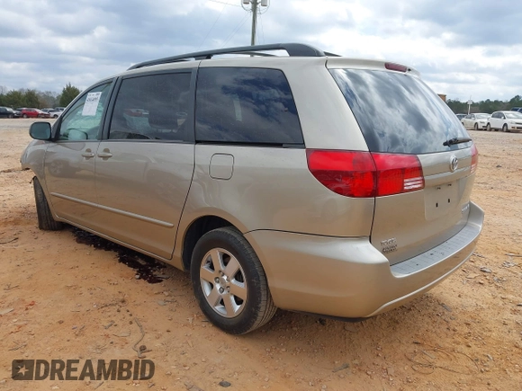 2005 Toyota Sienna CE with VIN 5TDZA23C25S256778, listed as a IAAI auction lot 41834055 with 118,360 mi miles. Bid and sale history available at carsss.com. Image 3.