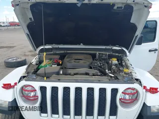 2019 Jeep Wrangler Unlimited Sahara with VIN 1C4HJXEN7KW535887, listed as a IAAI auction lot 42217440 with 91,226 mi miles and . Bid and sale history available at DreamBid. Image 10.