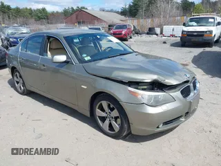 2007 BMW 5 Series with VIN WBANF33547CS41532, listed as a IAAI auction lot 42047518 with 217,725 mi miles and . Bid and sale history available at DreamBid. Image 1.
