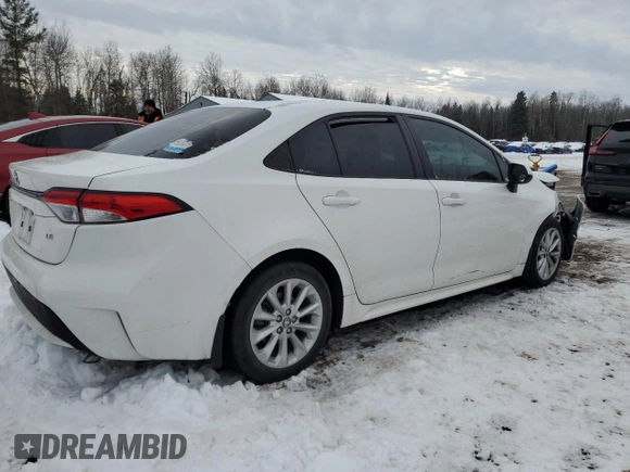 2021 Toyota Corolla L with VIN 5YFBPMBE9MP251261, listed as a Copart auction lot 85943654 with 101,151 mi miles and Salvage Title. Bid and sale history available at carsss.com. Image 3.