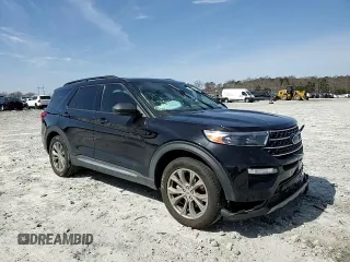 2021 Ford Explorer XLT with VIN 1FMSK7DH2MGC06991, listed as a Copart auction lot 48494615 with 61,222 mi miles and Salvage Title. Bid and sale history available at carsss.com. Image 12.