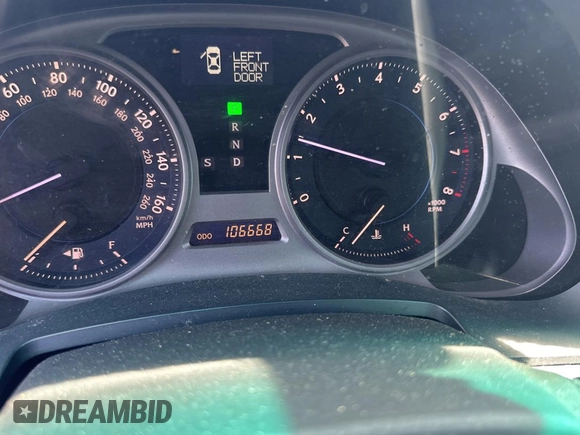 2006 Lexus IS 250 with VIN JTHCK262762007289, listed as a Copart auction lot 78904224 with 106,668 mi miles and Clean Title. Bid and sale history available at DreamBid. Image 8.