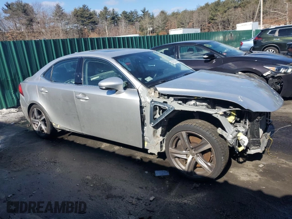 2020 Lexus IS 300 with VIN JTHD81F20L5041484, listed as a Copart auction lot 47020385 with 42,918 mi miles and Salvage title. Bid and sale history available at DreamBid. Image 4.