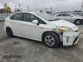 2013 Toyota Prius One with VIN JTDKN3DU7D5568991, listed as a Copart auction lot 56021325 with 118,235 mi miles and Salvage Title. Bid and sale history available at DreamBid. Image 4.