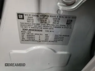 2012 Chevrolet Captiva Sport LTZ with VIN 3GNFL4E56CS638240, listed as a Copart auction lot 63308964 with 164,839 mi miles and Non Repairable. Bid and sale history available at DreamBid. Image 13.