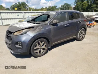 2017 Kia Sportage SX Turbo with VIN KNDPR3A65H7172360, listed as a Copart auction lot 73942824 with Not provided miles and Salvage title. Bid and sale history available at DreamBid. Image 1.