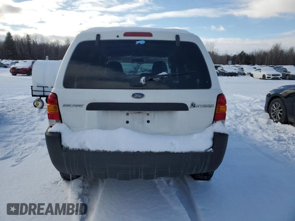 2006 Ford Escape Hybrid с VIN 1FMCU95H46KC08640, выставлен на аукционе Copart как лот 43151355 с пробегом 251 266 миль миль и Чистый • Clean title. История ставок и продаж доступна на DreamBid. Изображение 6.