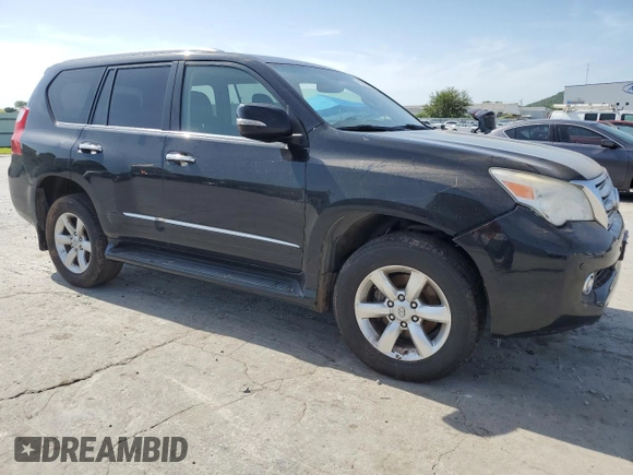 2012 Lexus GX 460 with VIN JTJBM7FX6C5043773, listed as a Copart auction lot 62099385 with 166,389 mi miles and Salvage title. Bid and sale history available at DreamBid. Image 4.