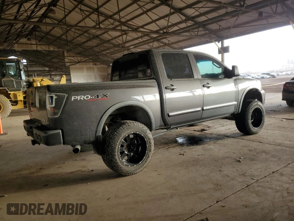 2011 Nissan Titan SL with VIN 1N6AA0EC3BN313227, listed as a Copart auction lot 42857425 with 180,084 mi miles and Salvage Title. Bid and sale history available at carsss.com. Image 3.