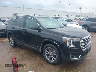 2024 GMC Terrain SLT with VIN 3GKALVEG3RL147562, listed as a IAAI auction lot 42106122 with 48,989 mi miles and . Bid and sale history available at carsss.com. Image 1.