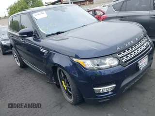 2016 Land Rover Range Rover Sport HSE with VIN SALWR2VF2GA651068, listed as a IAAI auction lot 42302610 with 98,782 mi miles and . Bid and sale history available at DreamBid. Image 1.