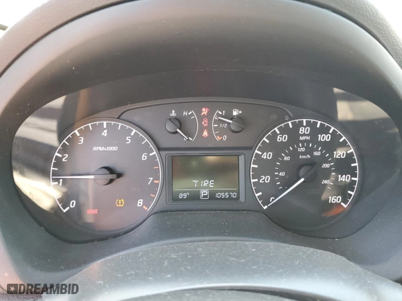 2014 Nissan Sentra S with VIN 3N1AB7AP4EL682154, listed as a Copart auction lot 46187515 with 105,570 mi miles and Salvage Title. Bid and sale history available at carsss.com. Image 9.