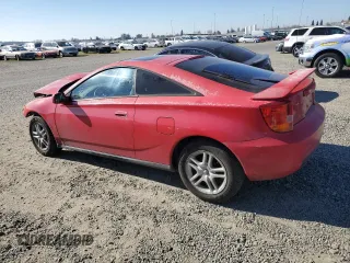 2000 Toyota Celica GT with VIN JTDDR32T5Y0005092, listed as a Copart auction lot 42153485 with 236,022 mi miles and Salvage Title. Bid and sale history available at carsss.com. Image 2.