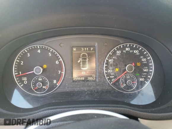 2012 Volkswagen Passat SE z VIN 1VWBP7A32CC092072, wystawiony jako Copart lot #83381494 z przebiegiem 259 949 mil mil oraz Szkoda całkowita • Salvage title. Historia ofert i sprzedaży dostępna na DreamBid. Obrazek 9.