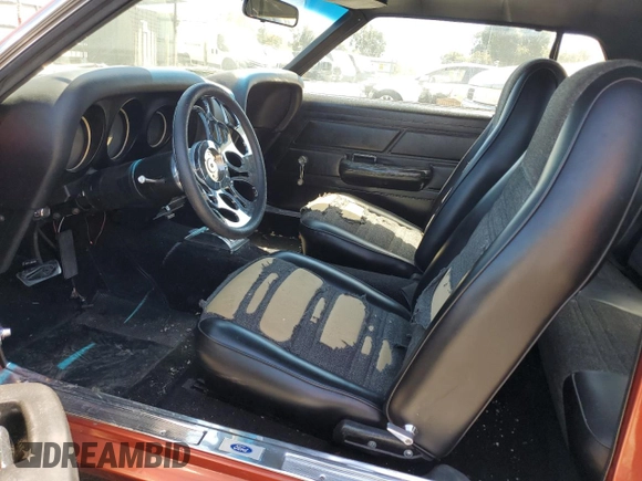 1970 Ford Mustang с VIN 0F01F169744, выставлен на аукционе Copart как лот 52200644 с пробегом 60 904 миль миль и Списание • Salvage title. История ставок и продаж доступна на DreamBid. Изображение 7.