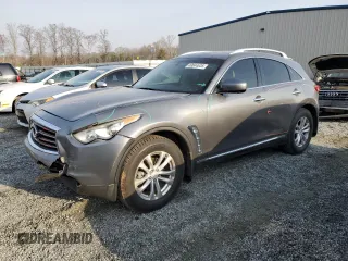 2013 Infiniti FX with VIN JN8CS1MU7DM142343, listed as a Copart auction lot 49044635 with 182,106 mi miles and Salvage Title. Bid and sale history available at carsss.com. Image 1.