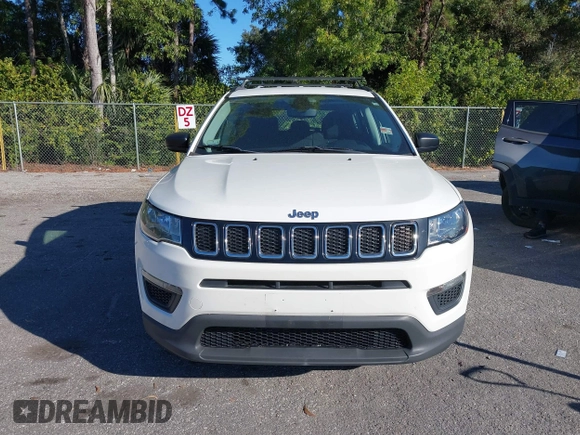 2020 Jeep Compass Sport with VIN 3C4NJDAB3LT210111, listed as a IAAI auction lot 41286048 with 78,372 mi miles and . Bid and sale history available at DreamBid. Image 11.