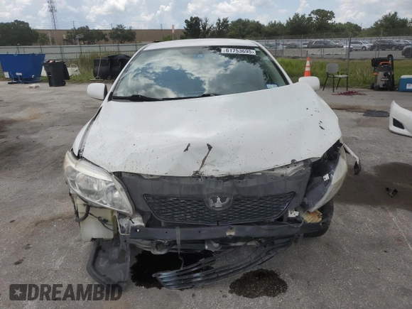 2010 Toyota Corolla with VIN 1NXBU4EE9AZ193022, listed as a Copart auction lot 61753695 with 208,597 mi miles and Salvage title. Bid and sale history available at DreamBid. Image 5.