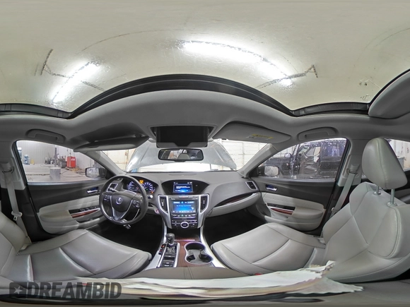 2015 Acura TLX with VIN 19UUB1F39FA010534, listed as a Copart auction lot 86807704 with 132,376 mi miles and Salvage title. Bid and sale history available at DreamBid. Image 14.