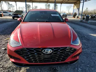 2021 Hyundai Sonata SEL with VIN KMHL64JA9MA166653, listed as a Copart auction lot 43030605 with 42,849 mi miles and Salvage Title. Bid and sale history available at carsss.com. Image 5.