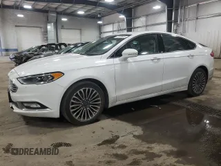 2018 Ford Fusion Titanium with VIN 3FA6P0D9XJR155001, listed as a Copart auction lot 47073445 with 102,059 mi miles and Salvage Title. Bid and sale history available at carsss.com. Image 1.
