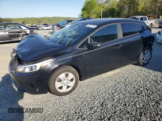 2017 Kia Forte5 LX with VIN KNAFK5A82H5705884, listed as a Copart auction lot 52519195 with 0 mi miles and Salvage Title. Bid and sale history available at carsss.com. Image 1.