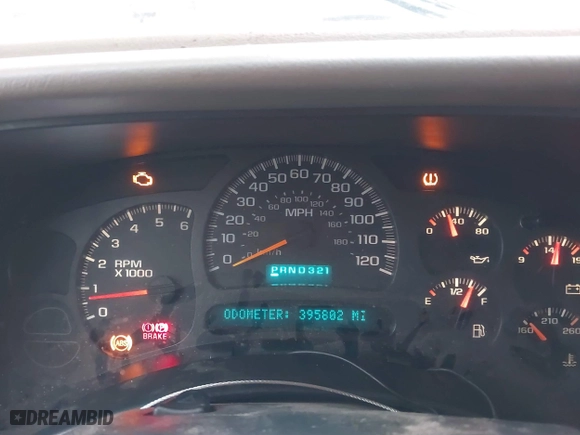 2004 Chevrolet Tahoe LT with VIN 1GNEC13ZX4J131652, listed as a IAAI auction lot 41551921 with 395,802 mi miles. Bid and sale history available at carsss.com. Image 7.