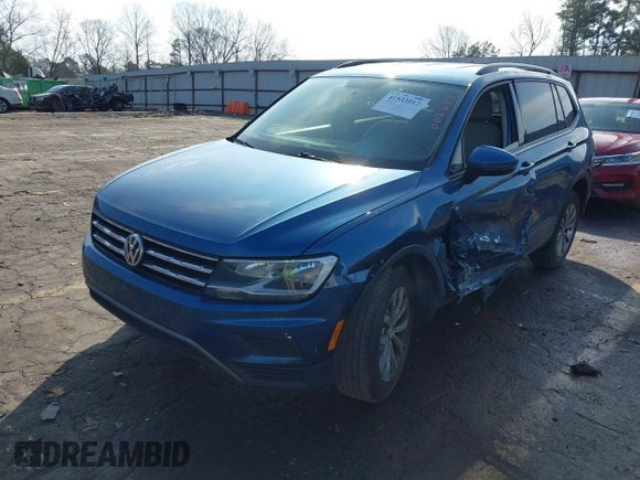2020 Volkswagen Tiguan S with VIN 3VV1B7AXXLM002683, listed as a IAAI auction lot 41533012 with 108,257 mi miles and . Bid and sale history available at DreamBid. Image 2.