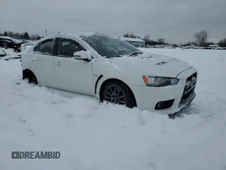 2015 Mitsubishi Lancer Evolution Final Edition with VIN JA32W7FV4FU027186, listed as a Copart auction lot 87299484 with 69,266 mi miles and Salvage Title. Bid and sale history available at carsss.com. Image 4.