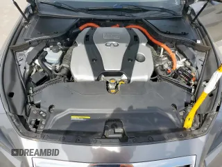 2014 Infiniti Q50 Hybrid Sport with VIN JN1AV7AP7EM691184, listed as a Copart auction lot 48961015 with 124,972 mi miles and Clean Title. Bid and sale history available at carsss.com. Image 11.