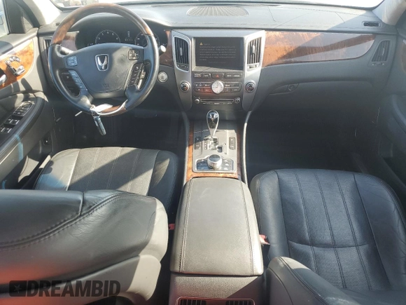 2013 Hyundai Equus Signature с VIN KMHGH4JH4DU063096, выставлен на аукционе Copart как лот 59844795 с пробегом 133 213 миль миль и Списание • Salvage title. История ставок и продаж доступна на DreamBid. Изображение 8.