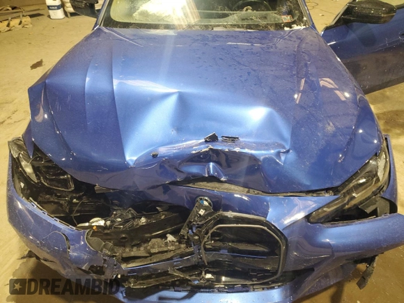 2024 BMW i4 M50 z VIN WBY33AW09RFR93637, wystawiony jako Copart lot #45842555 z przebiegiem 7 691 mil mil oraz Szkoda całkowita • Salvage title. Historia ofert i sprzedaży dostępna na DreamBid. Obrazek 13.
