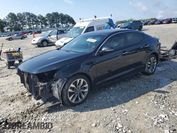 2015 Kia Optima SX z VIN 5XXGR4A71FG437987, wystawiony jako Copart lot #56657475 z przebiegiem 146 403 mil mil oraz Szkoda całkowita • Salvage title. Historia ofert i sprzedaży dostępna na DreamBid. Obrazek 1.