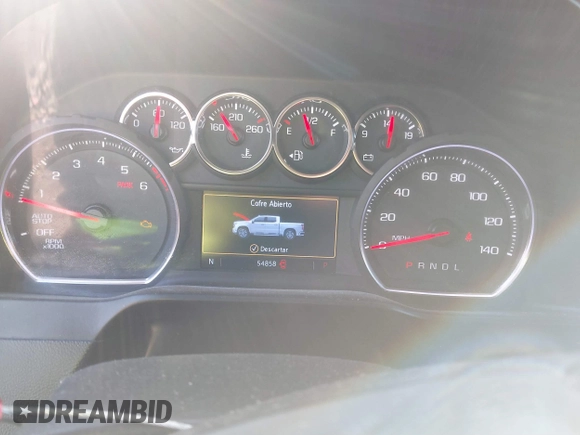 2019 Chevrolet Silverado 1500 LT with VIN 1GCRWCED4KZ312310, listed as a IAAI auction lot 40830889 with 54,858 mi miles and . Bid and sale history available at DreamBid. Image 7.