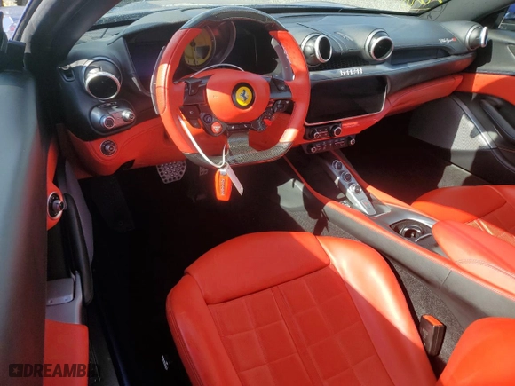 2023 Ferrari Portofino M with VIN ZFF02RPA3P0289836, listed as a Copart auction lot 83545274 with NaN miles and Salvage Title. Bid and sale history available at carsss.com. Image 8.