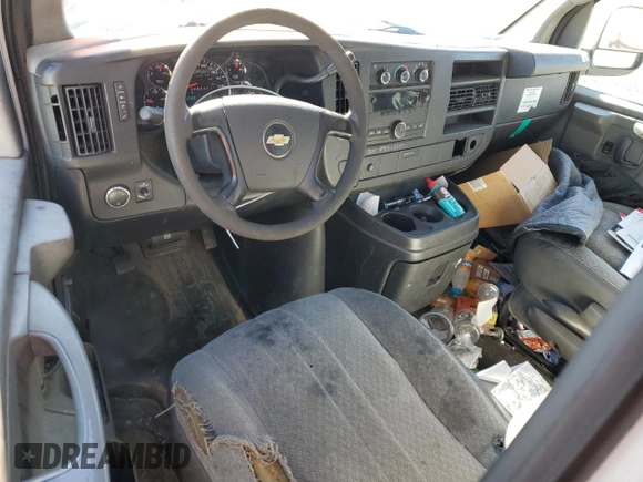 2012 Chevrolet Express Cargo with VIN 1GCSGAFX8C1107214, listed as a Copart auction lot 44963945 with 273,256 mi miles and Salvage title. Bid and sale history available at DreamBid. Image 8.