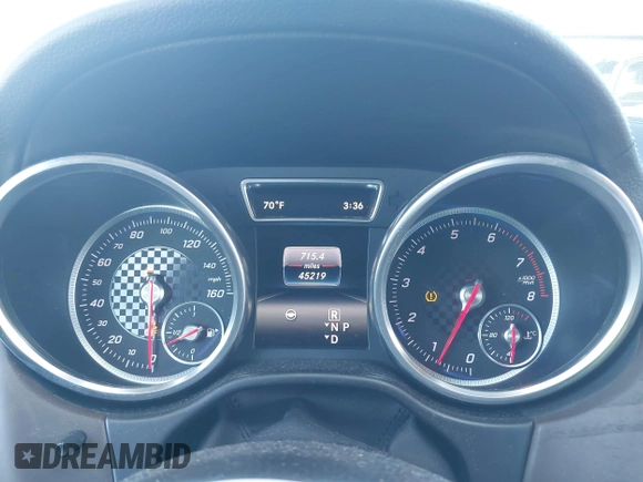2016 Mercedes-Benz GLE 450 AMG with VIN 4JGED6EB3GA031444, listed as a IAAI auction lot 41945903 with 45,219 mi miles and . Bid and sale history available at DreamBid. Image 7.
