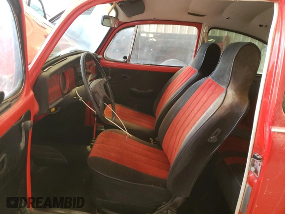 1972 Volkswagen Beetle with VIN 1122298570, listed as a Copart auction lot 78377084 with 1,150 mi miles and Salvage Title. Bid and sale history available at DreamBid. Image 7.