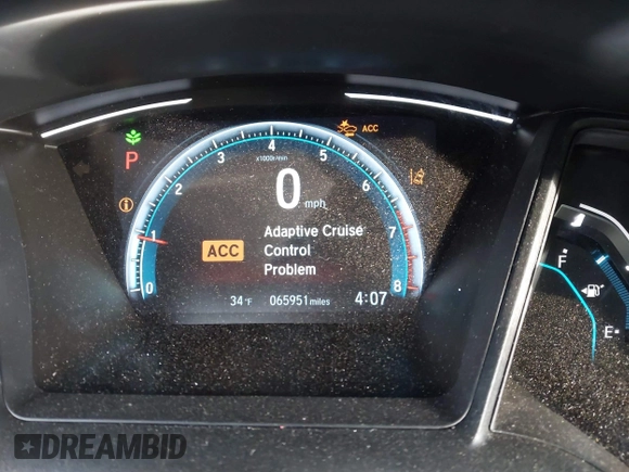2020 Honda Civic Sedan LX with VIN 2HGFC2F69LH540103, listed as a IAAI auction lot 41629716 with 65,951 mi miles. Bid and sale history available at carsss.com. Image 15.