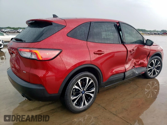 2021 Ford Escape SE with VIN 1FMCU0G67MUB31626, listed as a Copart auction lot 55965035 with 22,865 mi miles and Salvage title. Bid and sale history available at DreamBid. Image 3.