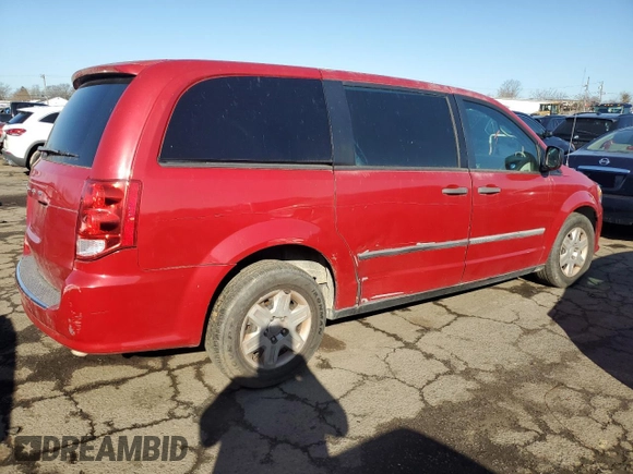 2013 Dodge Grand Caravan SE with VIN 2C4RDGBG3DR561545, listed as a Copart auction lot 48870525 with Not Provided miles and Clean Title. Bid and sale history available at DreamBid. Image 3.