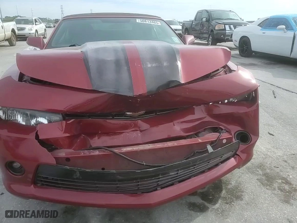 2015 Chevrolet Camaro LT with VIN 2G1FD3D35F9130903, listed as a Copart auction lot 50813465 with 85,424 mi miles and Salvage Title. Bid and sale history available at carsss.com. Image 11.