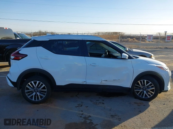 2023 Nissan Kicks SV with VIN 3N1CP5CV0PL539540, listed as a IAAI auction lot 41401656 with 13,205 mi miles. Bid and sale history available at carsss.com. Image 12.